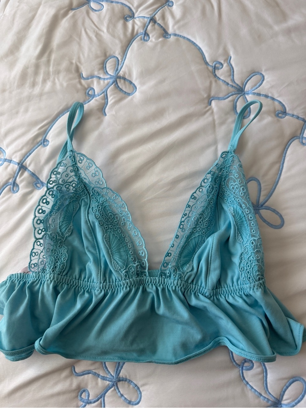 UO Out from Under Seaside Babydoll Bralette Top